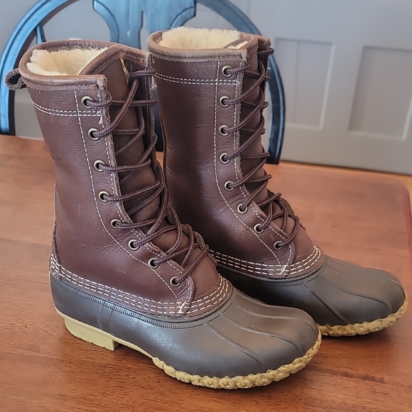 L.L. Bean Shoes - L.L. Bean Shearling Lined Insulated Boots